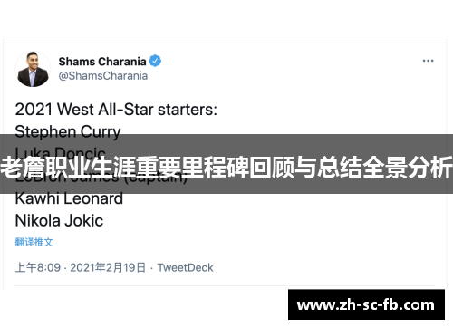 老詹职业生涯重要里程碑回顾与总结全景分析